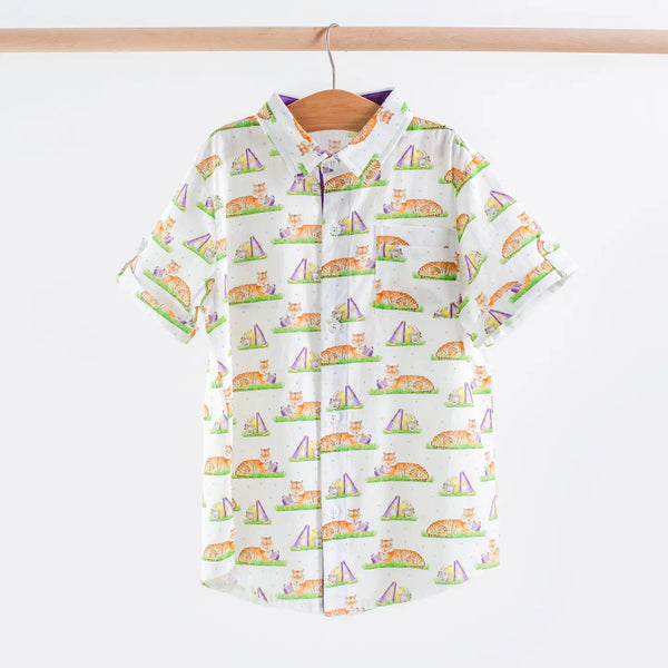 Mascot Mania LA Short Sleeve Collared Shirt