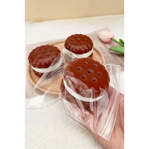 Sandwich Chocolate Cookie Squishy Toy