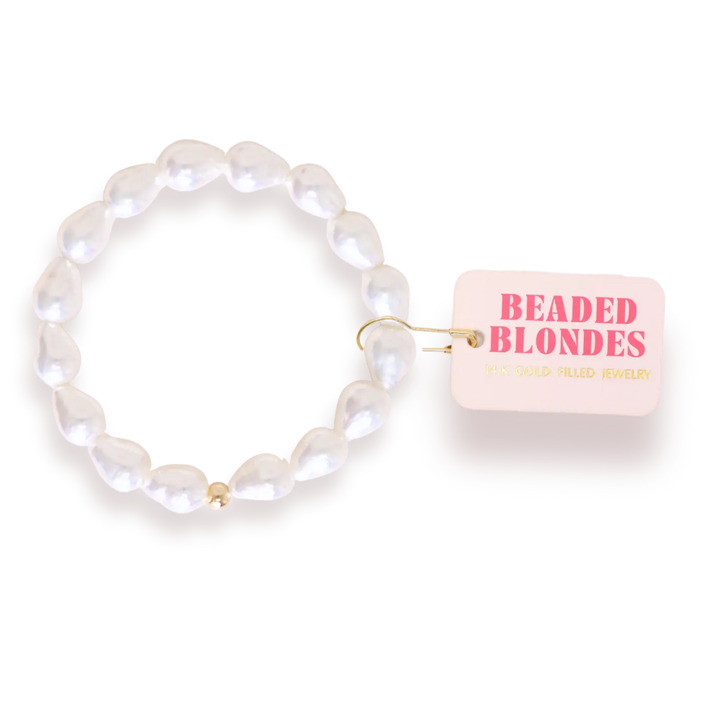 Bella Pearl Bracelet in Gold-6.25in.