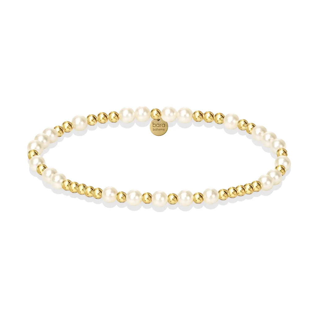 Emma Pearl Beaded Bracelet-6.5"