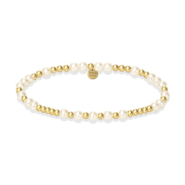 Emma Pearl Beaded Bracelet-6.5"