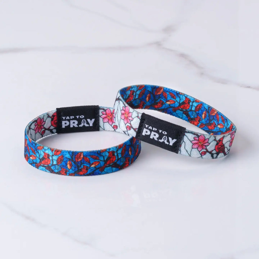Tap To Pray Cardinals Wristband