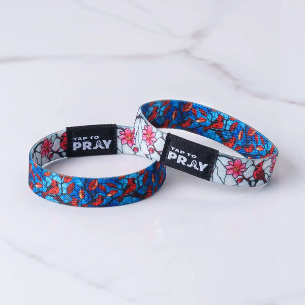 Tap To Pray Cardinals Wristband