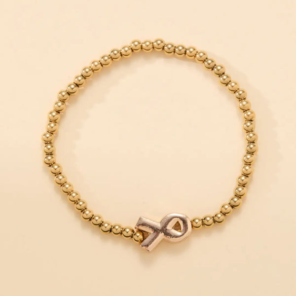 Holy Water Childhood Cancer Awareness Ribbon Bracelet