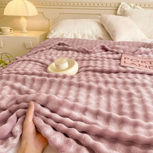 Double-Sided Flannel Fleece Blanket