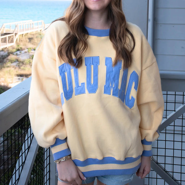 Lulu Mac Social Society Stitch Sweatshirt