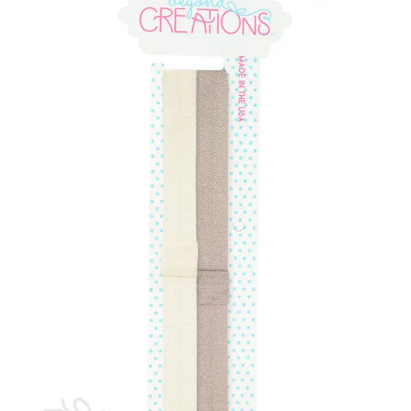 Skinny Elastic Headband 2 Pack