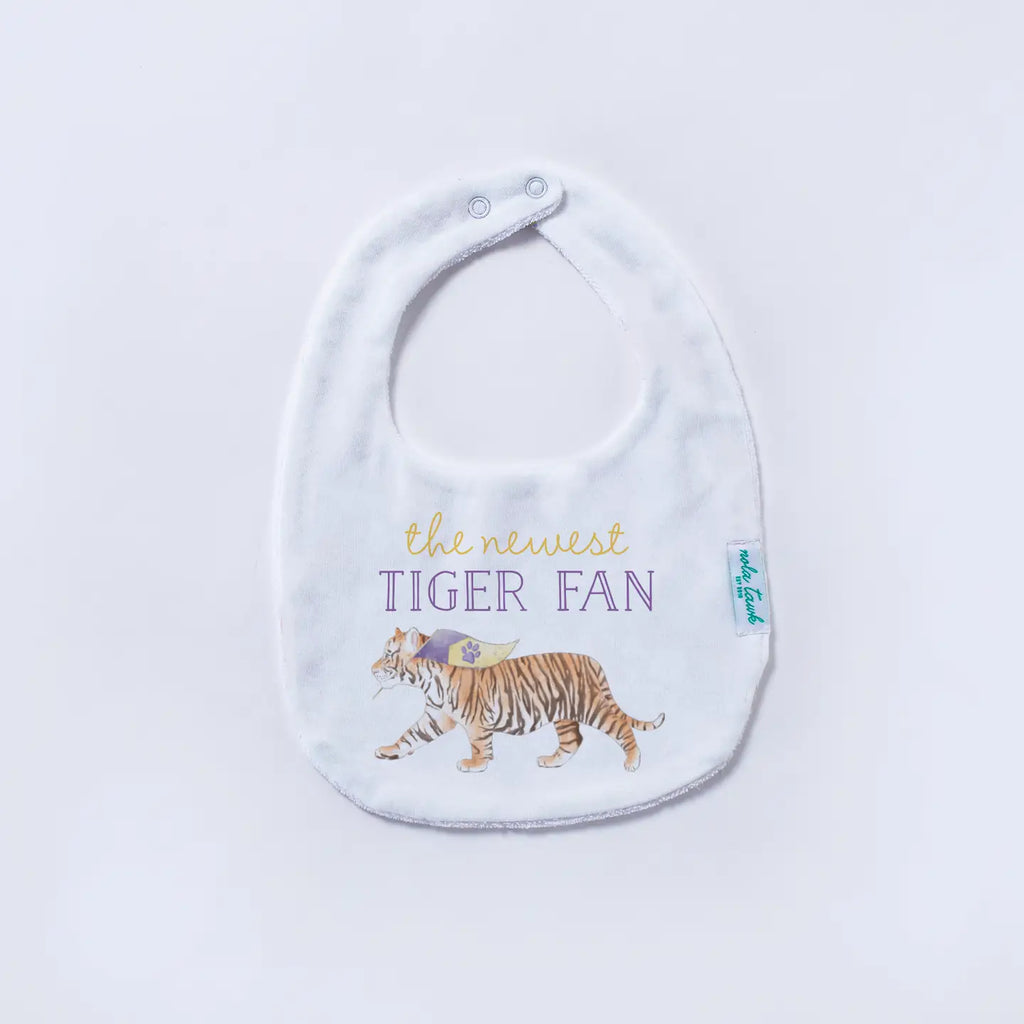 The Newest Tiger Fan Baby Bib