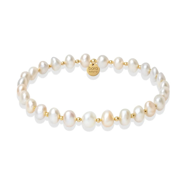 Amelia Pearl Beaded Bracelet-6.5"
