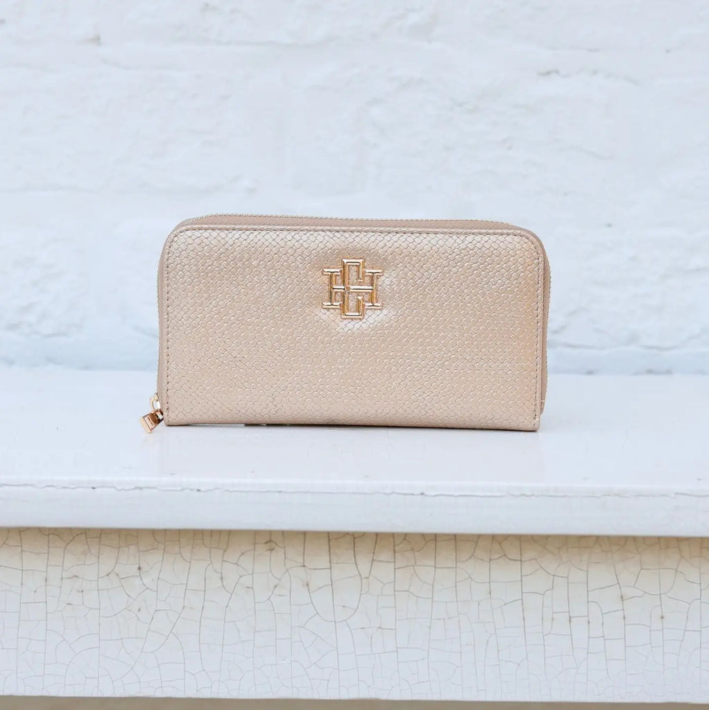 Penelope Wallet Woven Gold