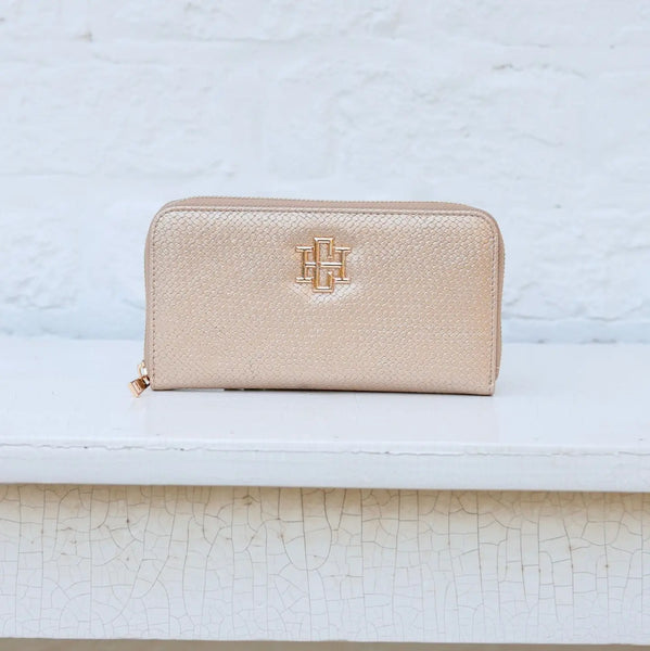 Penelope Wallet Woven Gold