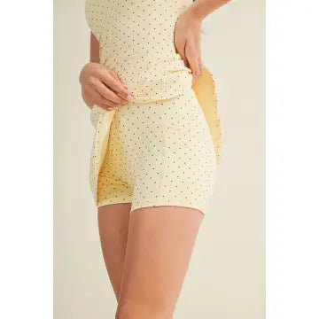 Polka Dot A-Line Mini Dress