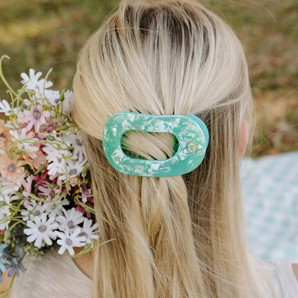 Teleties Medium Flat Round Hair Clip