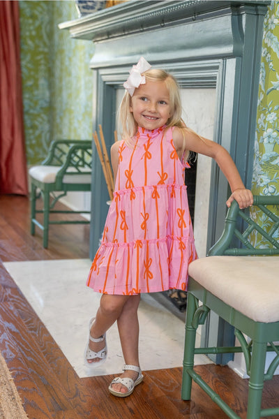 Addison Pink Bow Dress