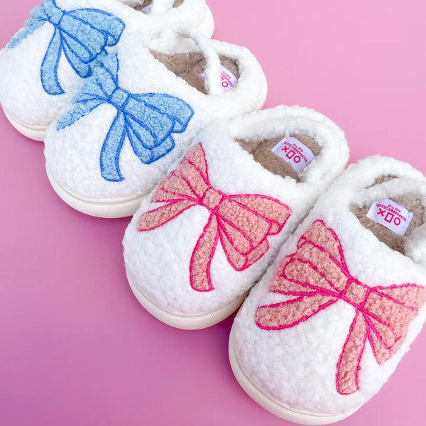 Toddler Bow Slippers