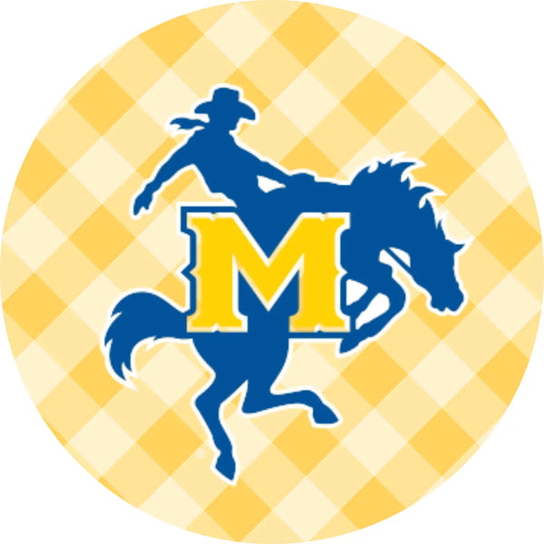 Cowboy Game Day Button