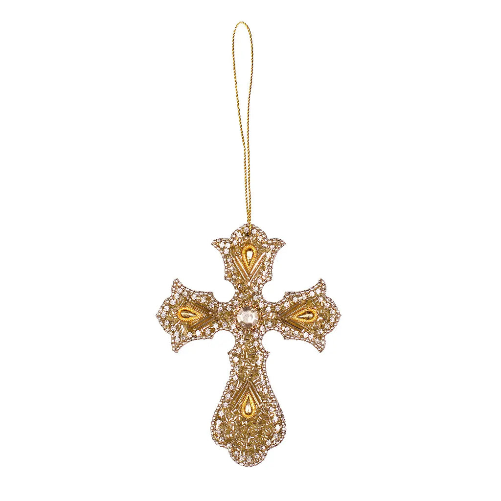 Luke Cross Ornament Gold