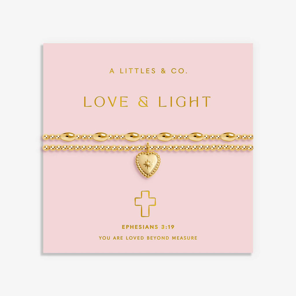 A Little 'Love And Light' Set Of Two Bracelets