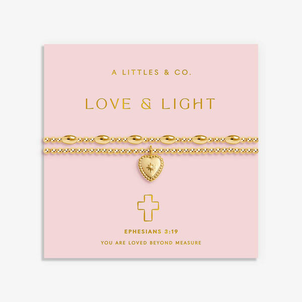 A Little 'Love And Light' Set Of Two Bracelets