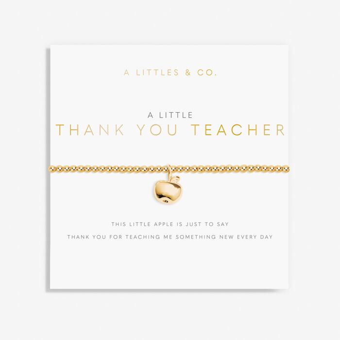 A Little 'Thank You Teacher' Bracelet