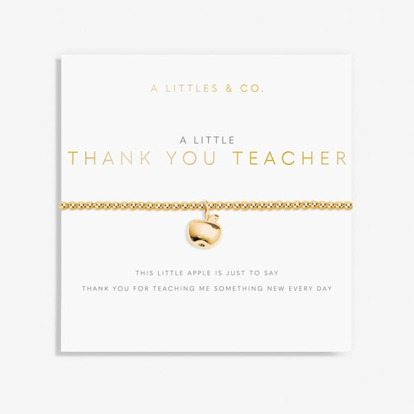 A Little 'Thank You Teacher' Bracelet