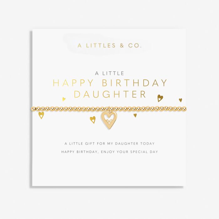 A Little 'Happy Birthday Daughter' Bracelet