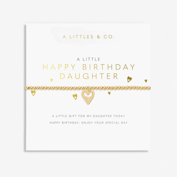 A Little 'Happy Birthday Daughter' Bracelet