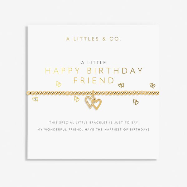 A Little 'Happy Birthday Friend' Bracelet
