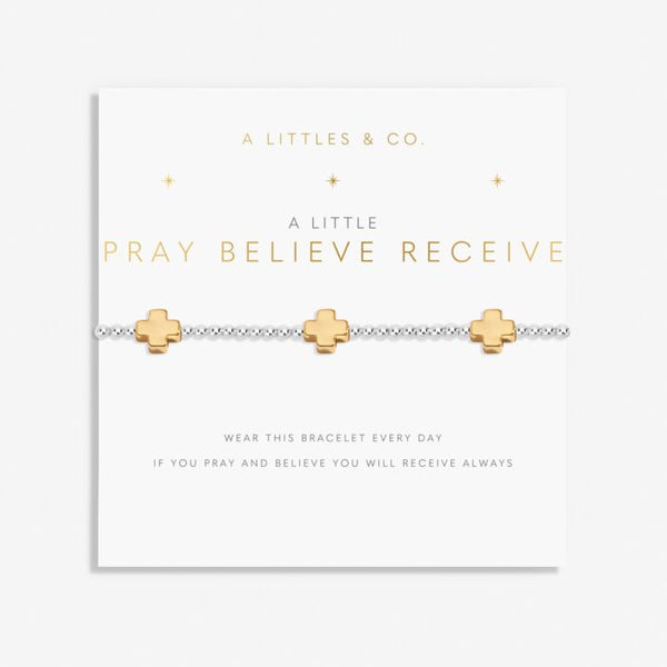 A Little 'Pray Believe Receive' Bracelet