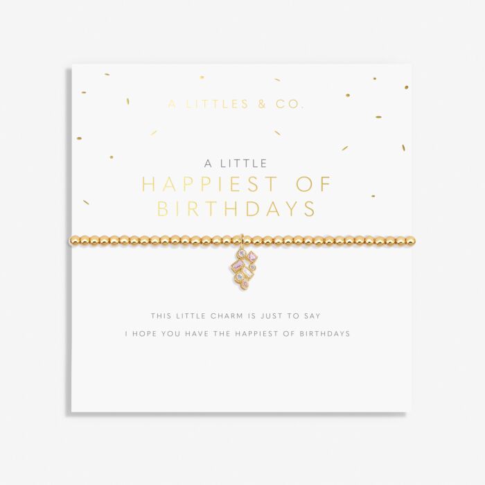 A Little 'Happiest Of Birthdays' Bracelet
