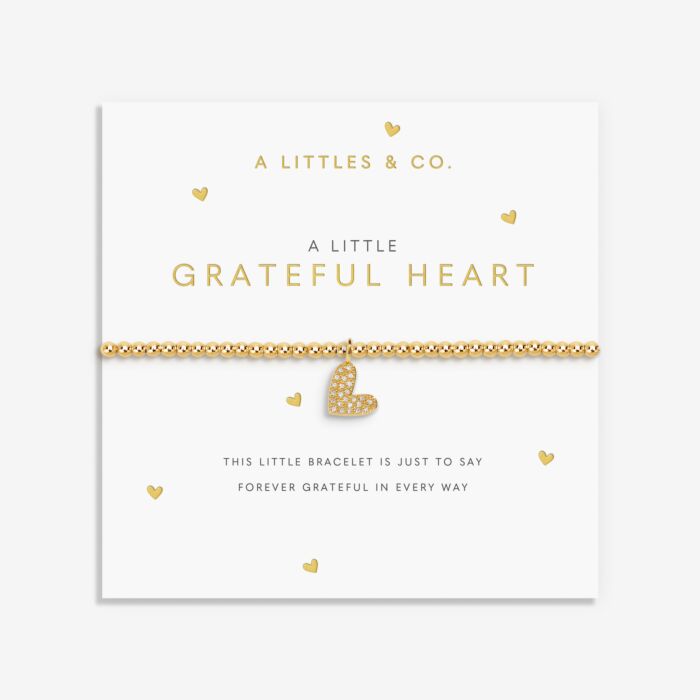 A Little 'Grateful Heart' Bracelet