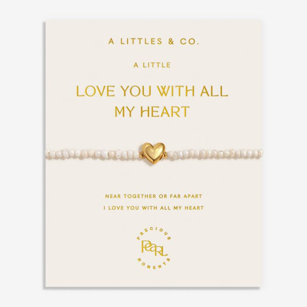 Precious Moments 'Love You With All My Heart' Bracelet