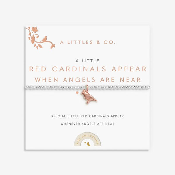 Kids' A Little 'Red Cardinals Appear When Loved Ones Are Near' Bracelet