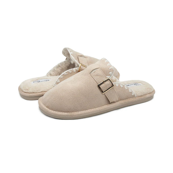 Vintage Havana Ari Faux Fur Slides