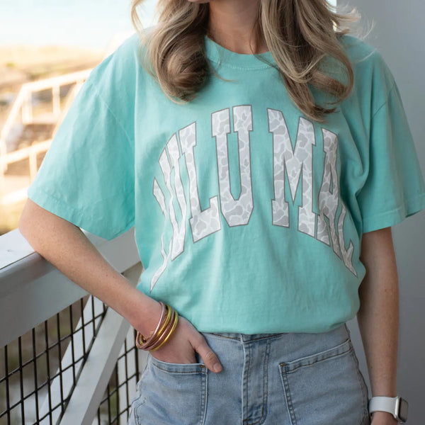Lulu Mac Grey Camo Tee