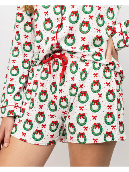 Clara Wreath Sleep Shorts