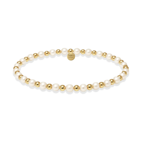 May Pearl Beaded Bracelet-6.5"