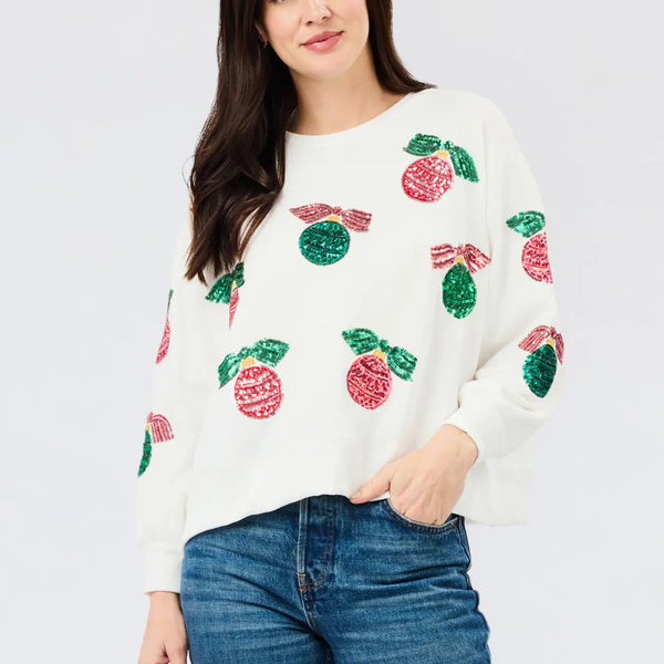 Baubles & Bows Sweatshirt