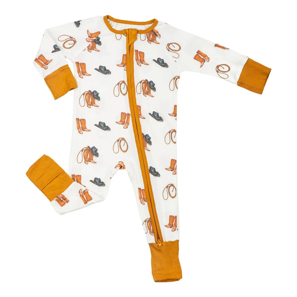 Life Is Better in Boots Baby Bamboo Pajamas