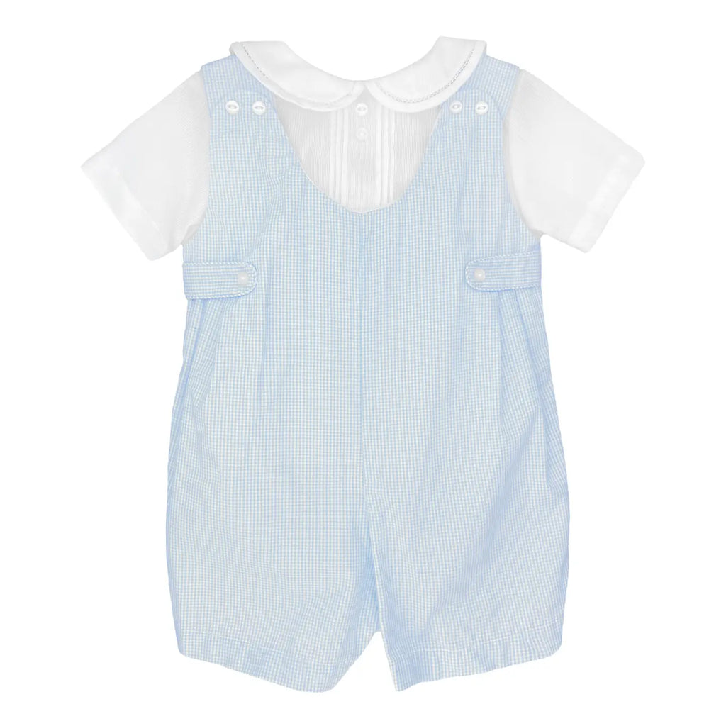 Embroidered Romper w/ Side Tabs