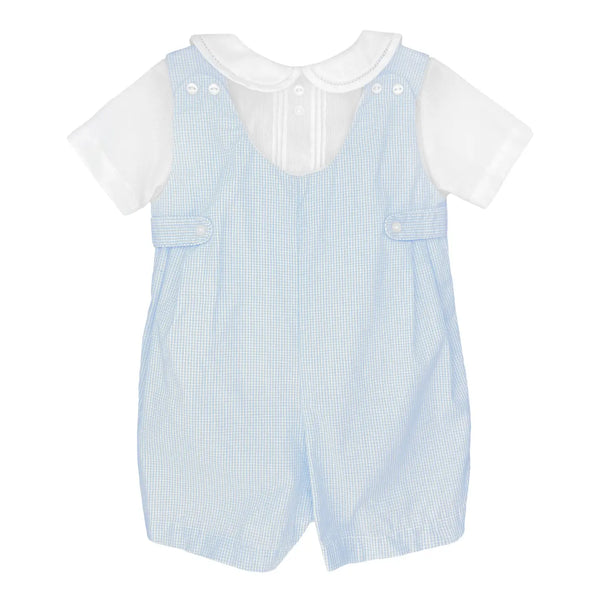 Embroidered Romper w/ Side Tabs