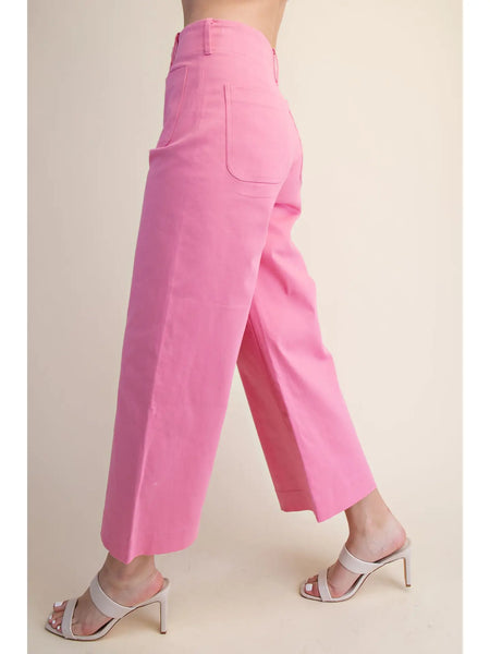 Colette Cropped Wide-Leg Pants