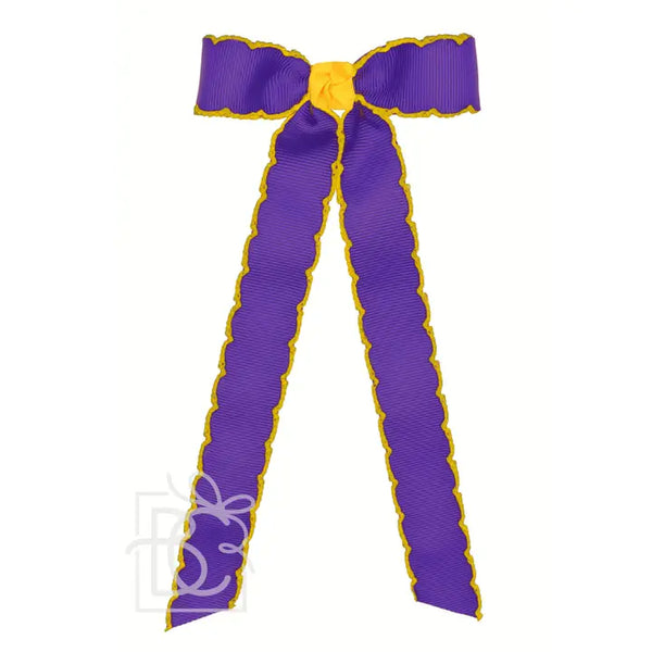 Moonstitch Two Tone Flat Bow Streamer