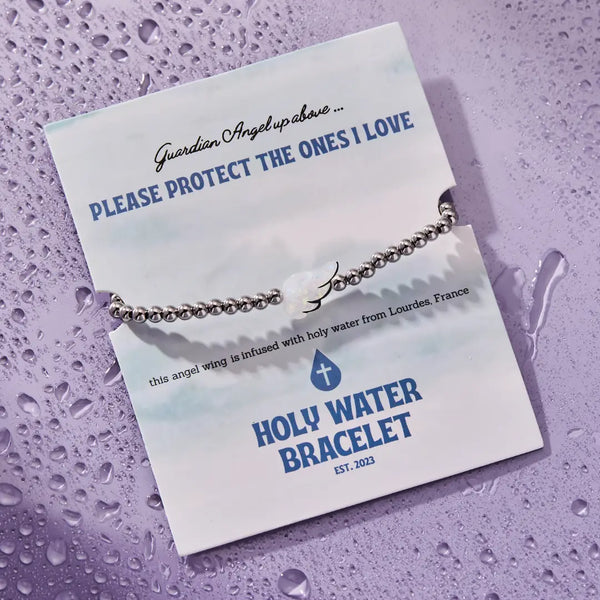 Holy Water Angel Wing Bracelet