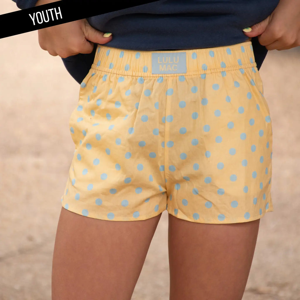 LuluMac Youth Small Polka Dot Shorts