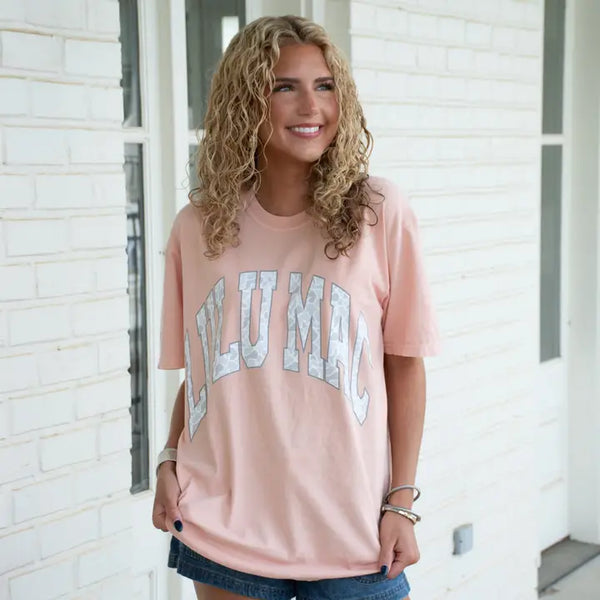 Lulu Mac Grey Camo Tee