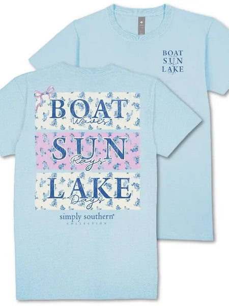 Simply Southern Lake Boat Tee