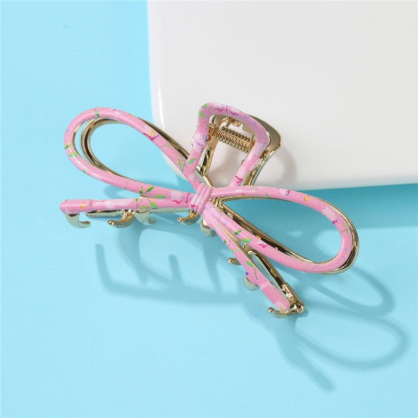 Botanical Floral Coquette Hair Claw Clips