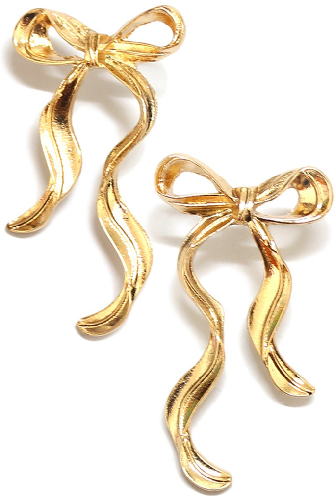 Dangling Bow Earrings