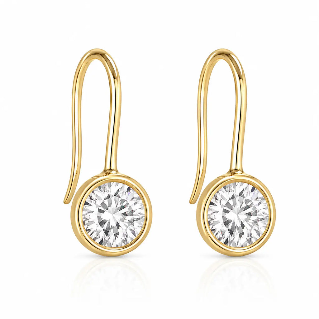 Lyla Bezel 8mm Earring